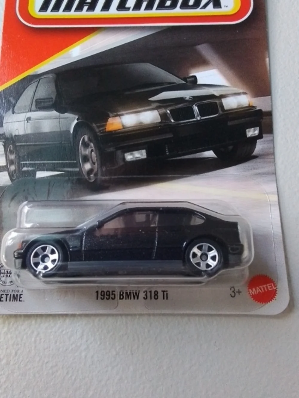 Match 1995 BMW 318 Ti Die-Cast Toy Car - Black